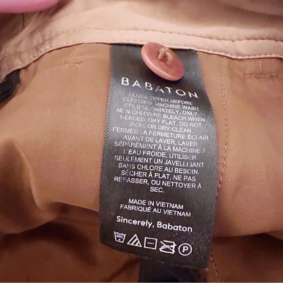 Aritzia Command Vegan Leather Brown Straight Leg Pants - Picture 6 of 10